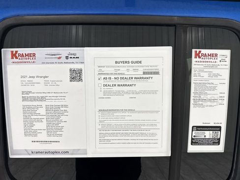 Used 2021 Jeep Wrangler Unlimited Sport image 35