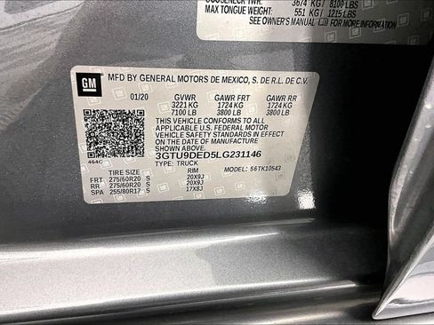 Used 2020 GMC Sierra 1500 SLT AWD/4WD image 16