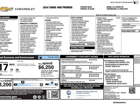 Used 2024 Chevrolet Tahoe Premier w/ Premium Package image 4