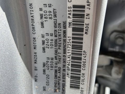 Used 2020 MAZDA MAZDA3 Sedan w/ Select Package image 10