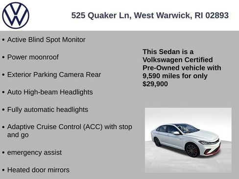 Certified 2025 Volkswagen Jetta GLI Autobahn image 13