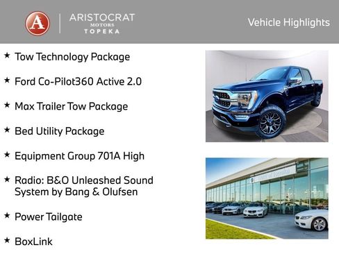 Used 2022 Ford F150 Platinum w/ Equipment Group 701A High image 2