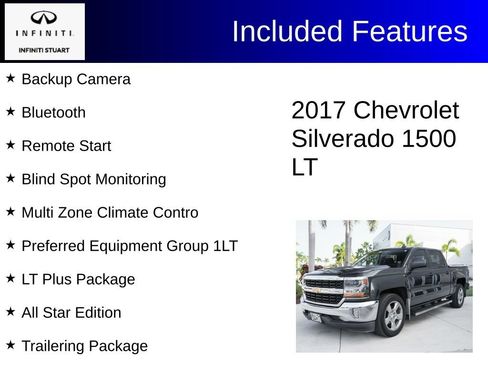 Used 2017 Chevrolet Silverado 1500 LT w/ All Star Edition RWD image 2
