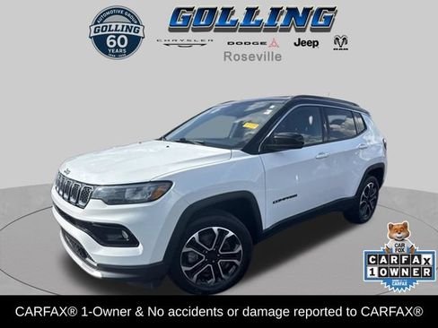 Used 2023 Jeep Compass Limited w/ Sun and Sound Group AWD/4WD image 1
