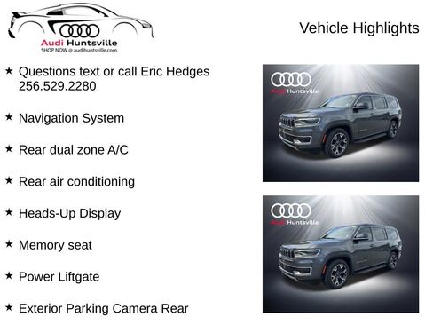 Used 2024 Jeep Wagoneer Series III w/ Rear Seat Video Group 1 AWD/4WD image 6