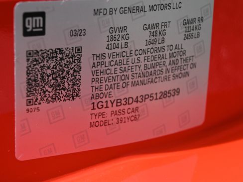 Used 2023 Chevrolet Corvette 2LT image 39