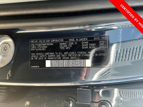Certified 2023 Volvo XC90 B6 Plus image 45
