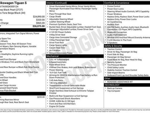 Used 2016 Volkswagen Tiguan S image 6