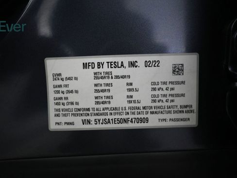 Used 2022 Tesla Model S AWD/4WD image 29