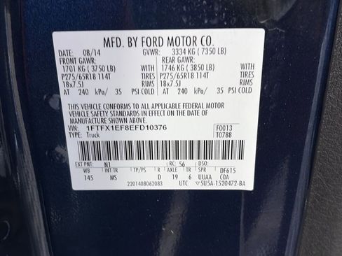 Used 2014 Ford F150 XLT w/ XLT Chrome Package AWD/4WD image 9