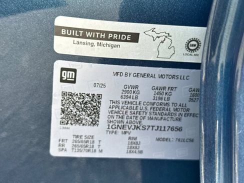 New 2026 Chevrolet Traverse Z71 w/ Enhanced Driving Package AWD/4WD image 30