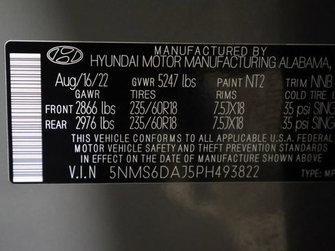 Certified 2023 Hyundai Santa Fe XRT w/ Cargo Package image 44