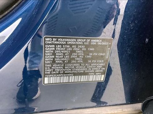 Used 2023 Volkswagen Atlas Cross Sport SEL Premium R-Line AWD/4WD image 33