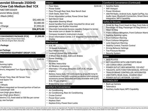 Used 2024 Chevrolet Silverado 2500 Custom w/ Custom Convenience Package AWD/4WD image 38