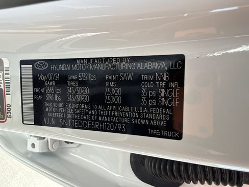 Used 2024 Hyundai Santa Cruz Limited AWD/4WD image 43