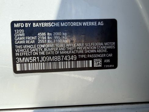 Used 2021 BMW 330i Sedan w/ Premium Package RWD image 33