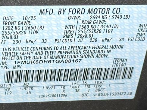 New 2026 Ford Explorer Active w/ Active Comfort Package AWD/4WD image 51