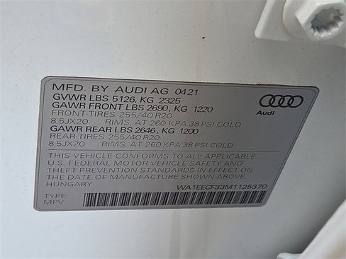 Certified 2021 Audi Q3 2.0T Premium Plus w/ Premium Plus Package image 26