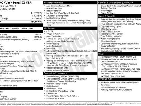 Certified 2022 GMC Yukon XL Denali AWD/4WD image 41