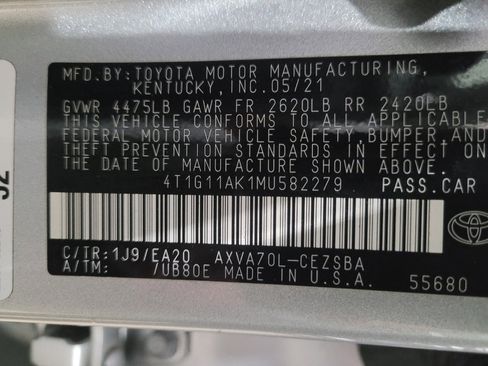 Used 2021 Toyota Camry SE FWD image 33