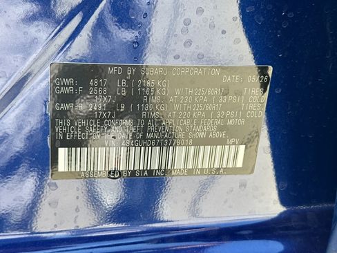 New 2026 Subaru Crosstrek 2.5i Premium AWD/4WD image 32