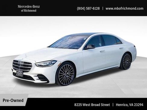 Used 2022 Mercedes-Benz S 500 4MATIC w/ AMG Line Package image 1