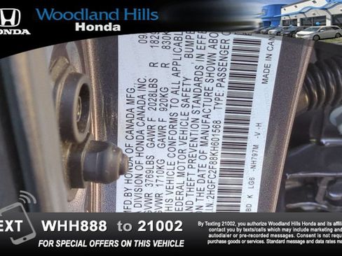 Certified 2019 Honda Civic Sport image 26