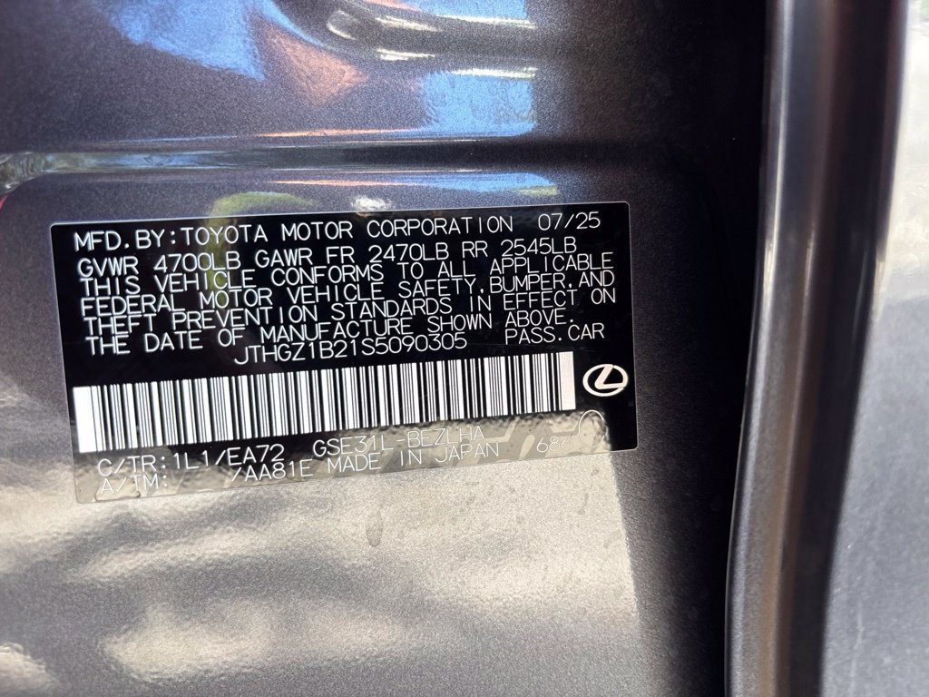 Used 2025 Lexus IS 350 F Sport w/ Accessory Package 2 RWD image 10