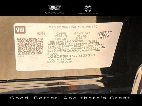 Certified 2024 Cadillac CT4 Premium Luxury w/ Climate Package image 32