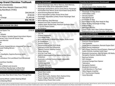 Used 2019 Jeep Grand Cherokee Trailhawk image 1