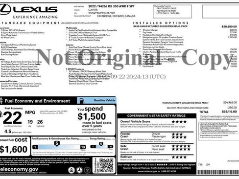 Used 2022 Lexus RX 350 F Sport image 4
