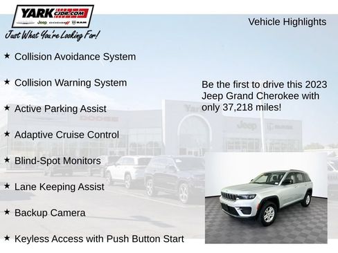 Certified 2023 Jeep Grand Cherokee Laredo AWD/4WD image 13