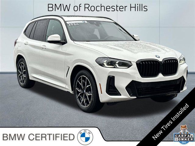 Certified 2024 BMW X3 xDrive30i w/ M Sport Package AWD/4WD image 1