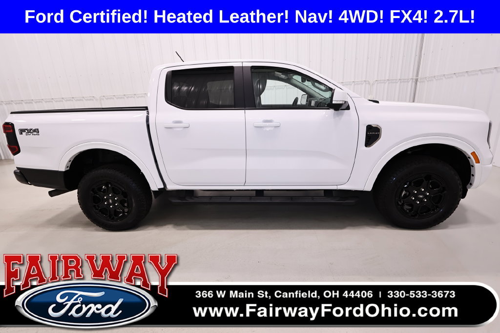 Certified 2025 Ford Ranger Lariat w/ FX4 Off-Road Package AWD/4WD image 1