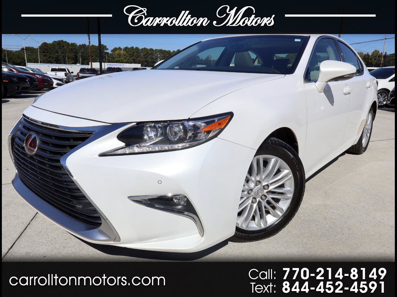 Used 2016 Lexus ES 350 w/ Premium Package w/Wood Trim FWD image 1