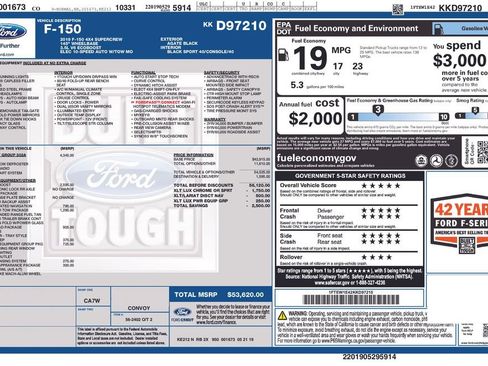 Used 2019 Ford F150 XLT w/ Equipment Group 302A Luxury image 9