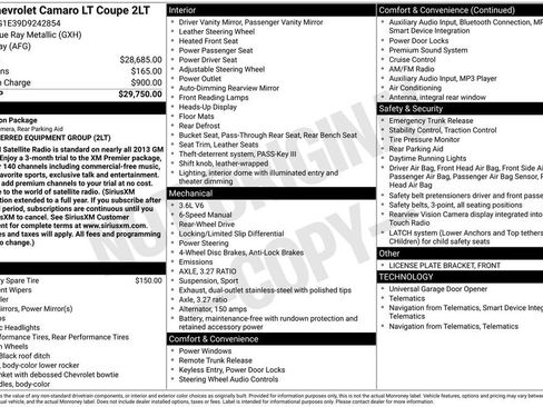 Used 2013 Chevrolet Camaro LT image 3