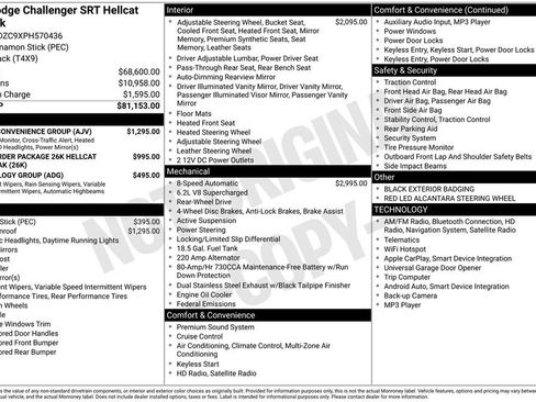 Used 2023 Dodge Challenger SRT Hellcat w/ Driver Convenience Group image 24