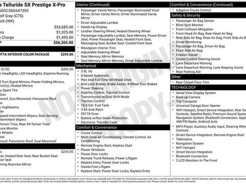 Used 2025 Kia Telluride SX Prestige X-Pro AWD/4WD image 4