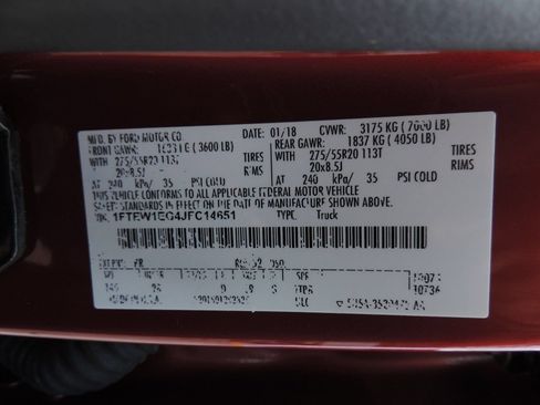 Used 2018 Ford F150 Platinum w/ Equipment Group 701A Luxury AWD/4WD image 19