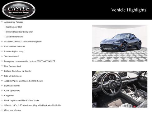 New 2026 MAZDA MX-5 Miata Sport w/ Appearance Package RWD image 4