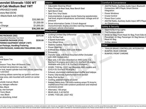 Used 2014 Chevrolet Silverado 1500 W/T w/ Trailering Package image 13