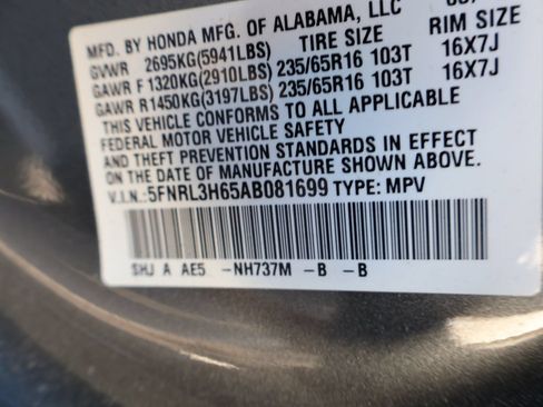 Used 2010 Honda Odyssey EX-L image 13