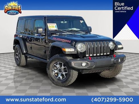 Used 2023 Jeep Wrangler Unlimited Rubicon w/ Cold Weather Group AWD/4WD image 1