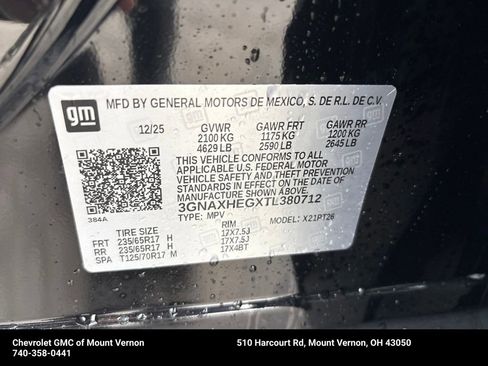 New 2026 Chevrolet Equinox LT image 29