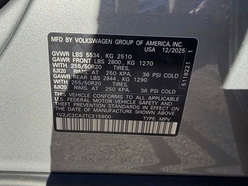 New 2026 Volkswagen Atlas Cross Sport SE FWD image 26