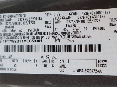 Used 2021 Ford F250 XLT w/ XLT Premium Package AWD/4WD image 64