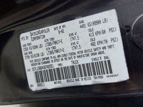 Used 2003 Dodge Ram 3500 Truck SLT image 24