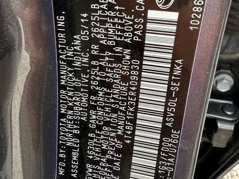 Used 2014 Toyota Camry LE FWD image 39