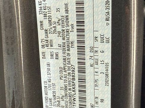 New 2025 Ford F150 Platinum image 50